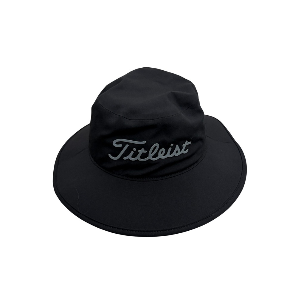 Titleist Bucket Hat Mens S/M Black StaDry Golf Performance Sun Protection Hat